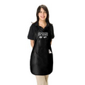 Colored Full Length Twill Bib Apron with Patch Pockets - 1 Color (22"x30")